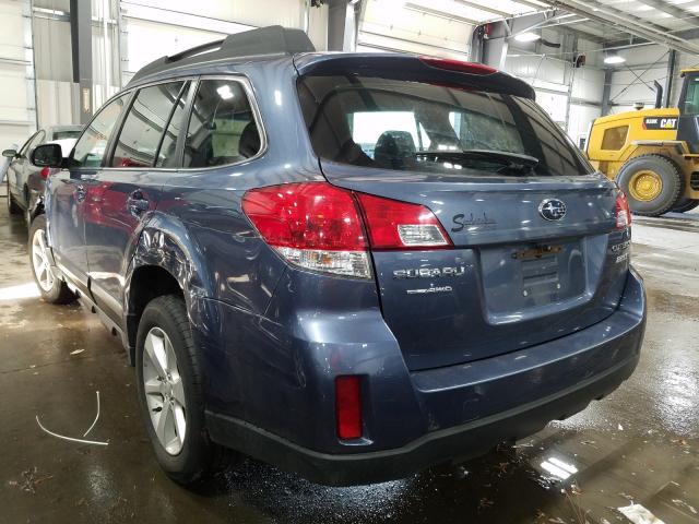 2013 SUBARU OUTBACK 2. 4S4BRBCC4D3299038