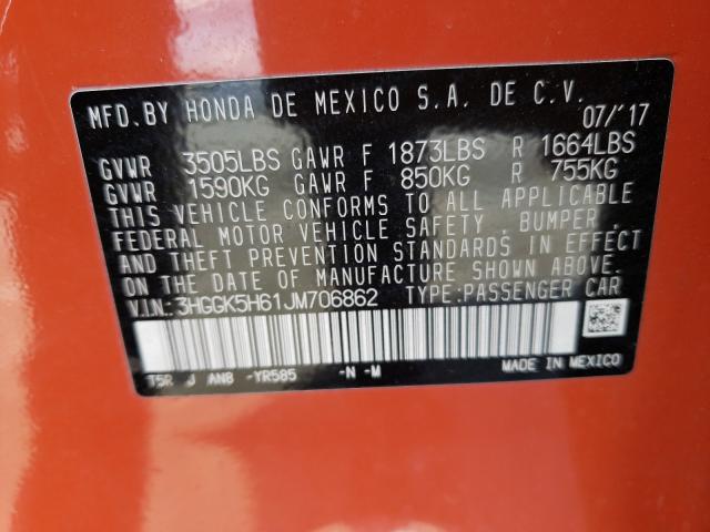 2018 HONDA FIT SPORT 3HGGK5H61JM706862