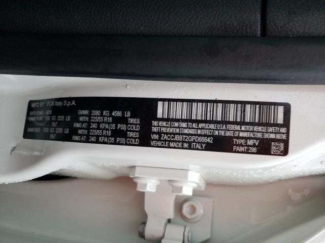 2016 JEEP RENEGADE L ZACCJBBT2GPD66642