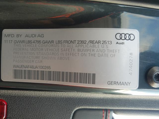 2018 AUDI A4 PREMIUM WAUENAF48JA100265