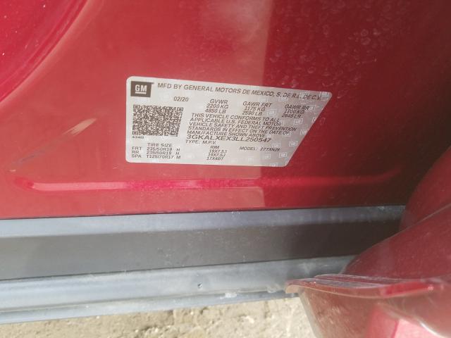 2020 GMC TERRAIN DE 3GKALXEX3LL250547