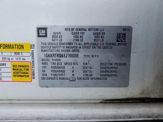 2014 GMC ACADIA DEN 1GKKRTKDXEJ168038