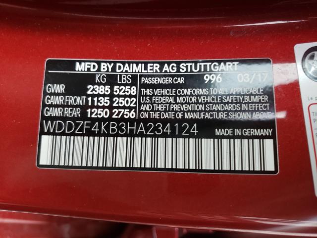 2017 MERCEDES-BENZ E 300 4MAT - WDDZF4KB3HA234124