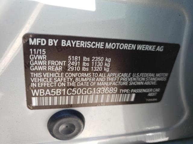 2016 BMW 535 I WBA5B1C50GG133689