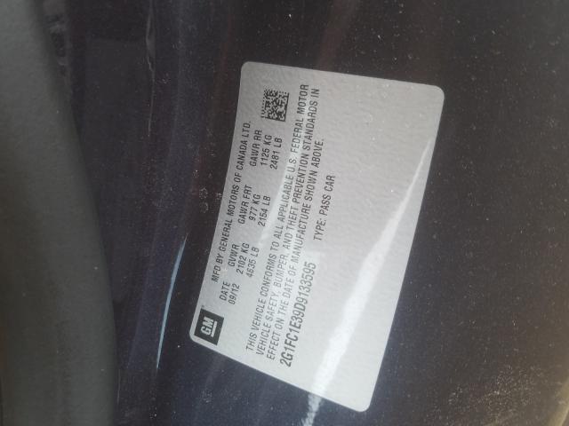 2013 CHEVROLET CAMARO LT 2G1FC1E39D9133595