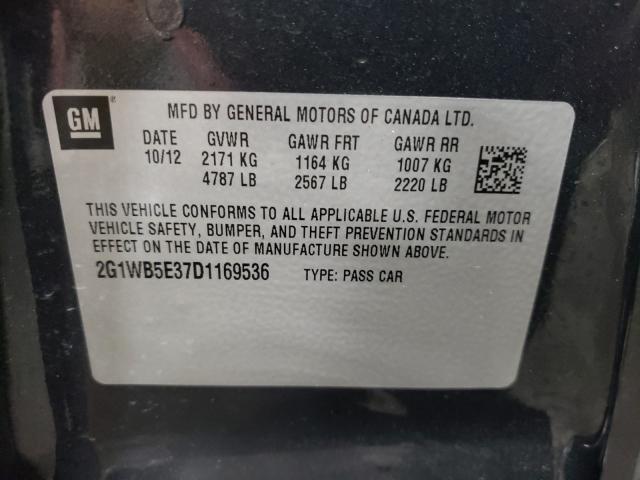 2013 CHEVROLET IMPALA LT 2G1WB5E37D1169536