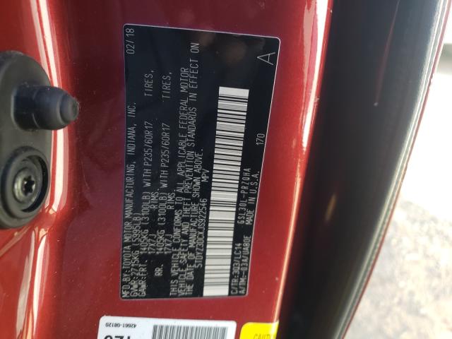 2018 TOYOTA SIENNA XLE 5TDYZ3DCXJS922546