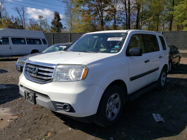 2013 HONDA PILOT LX 5FNYF4H24DB040488