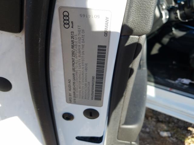 2017 AUDI A4 PREMIUM WAUENAF46HN002080