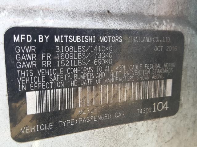 2017 MITSUBISHI MIRAGE G4 ML32F3FJ0HHF14670