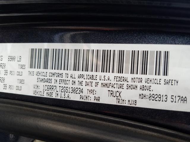 2016 RAM 1500 SLT 1C6RR7LT2GS130234