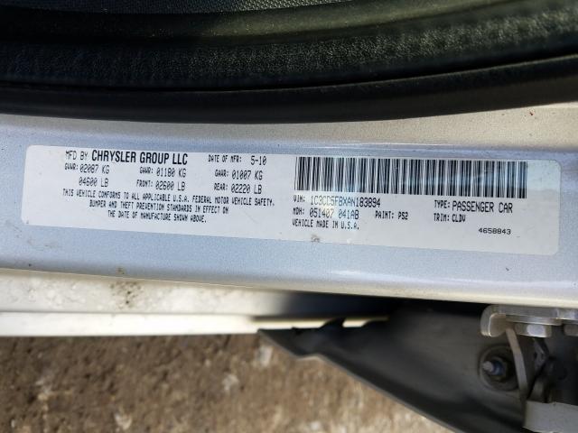 2010 CHRYSLER SEBRING LI 1C3CC5FBXAN183894