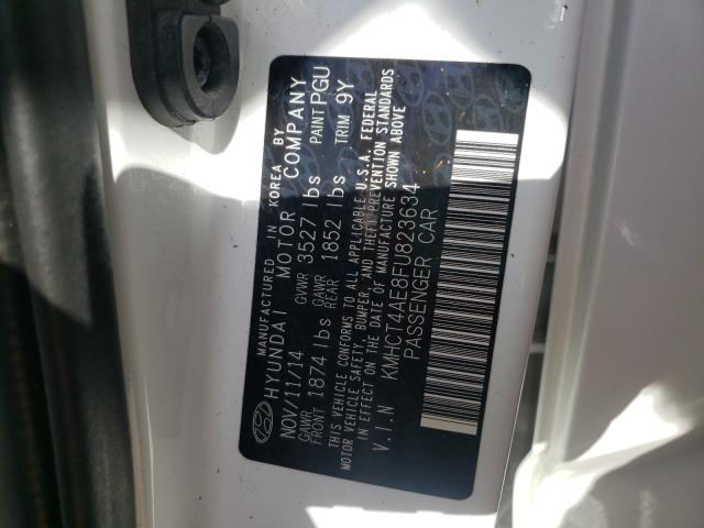 2015 HYUNDAI ACCENT GLS KMHCT4AE8FU823634