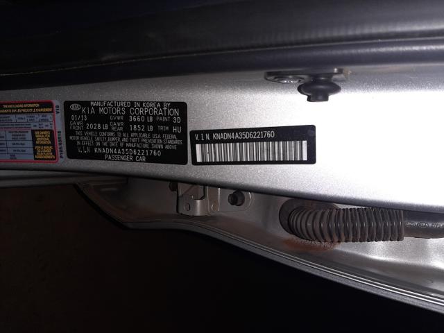 2013 KIA RIO EX KNADN4A35D6221760
