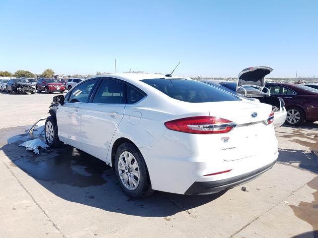 2019 FORD FUSION S 3FA6P0G77KR250501