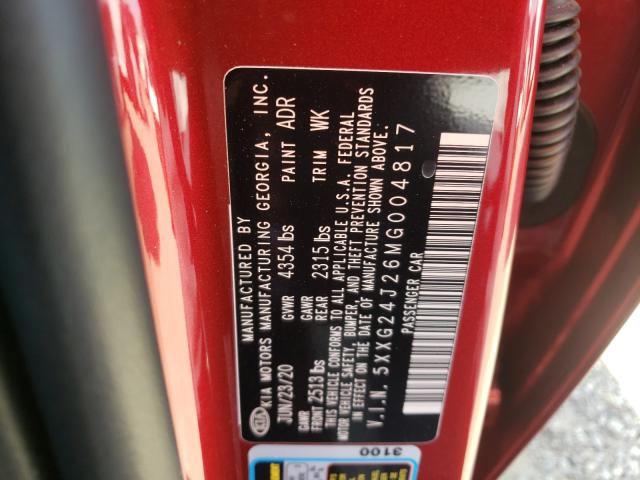 2021 KIA K5 LX 5XXG24J26MG004817