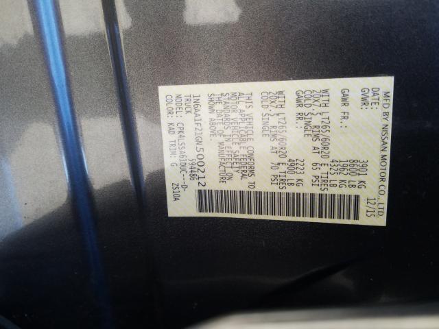2016 NISSAN TITAN XD S 1N6AA1F21GN500212