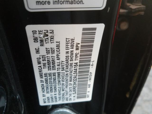 2010 HONDA CR-V LX 5J6RE3H32AL044164