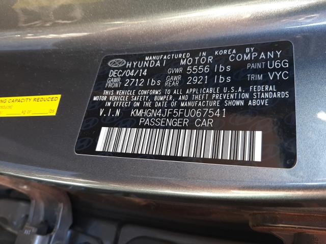 2015 HYUNDAI GENESIS 5. KMHGN4JF5FU067541