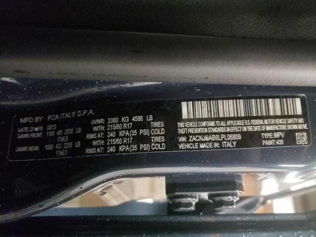 2020 JEEP RENEGADE S ZACNJBAB8LPL06809