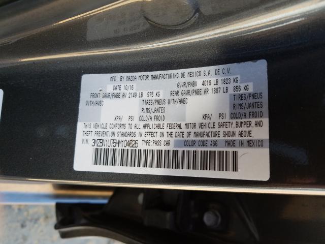 2017 MAZDA 3 SPORT 3MZBN1U75HM104626