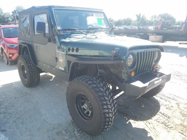 2001 JEEP WRANGLER / TJ SAHARA for Sale | FL - TAMPA SOUTH | Thu. Dec 24,  2020 - Used & Repairable Salvage Cars - Copart USA