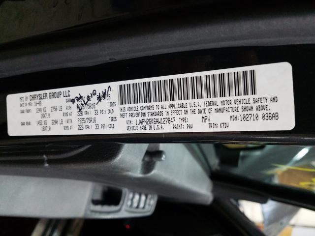 2010 JEEP LIBERTY SP 1J4PN2GK6AW127847