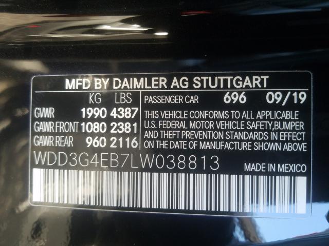 2020 MERCEDES-BENZ A 220 4MAT WDD3G4EB7LW038813
