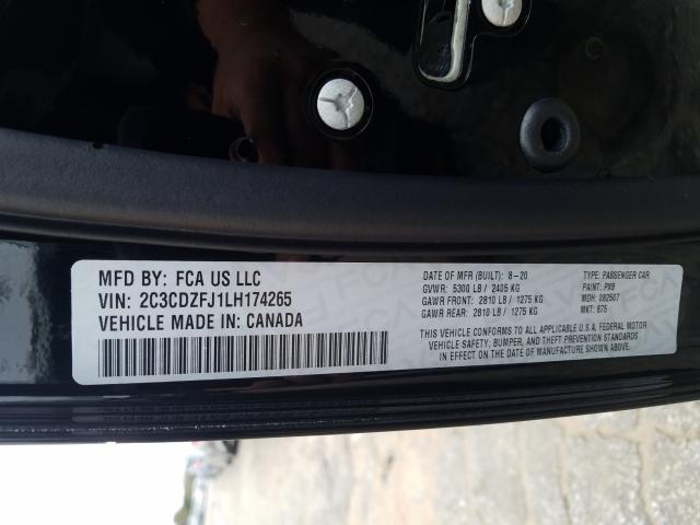 2020 DODGE CHALLENGER 2C3CDZFJ1LH174265