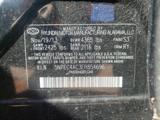 2014 HYUNDAI SONATA SE 5NPEC4AC3EH854696