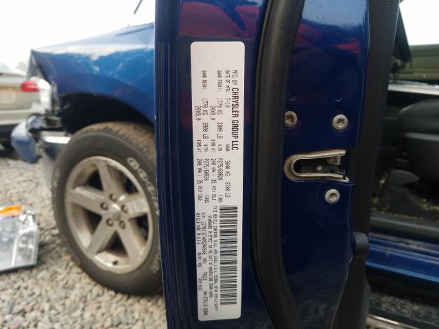 2010 DODGE RAM 1500 1D7RV1GT4AS240548