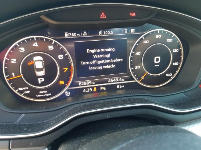 2017 AUDI A4 PREMIUM WAUENAF46HN002080