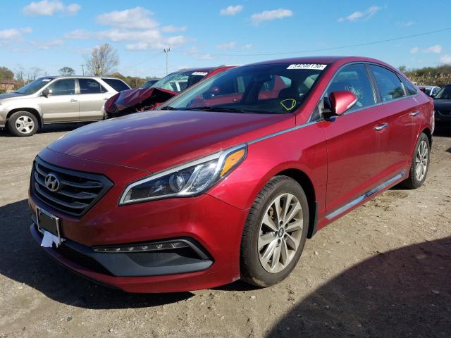 2015 HYUNDAI SONATA SPO 5NPE34AF4FH222480