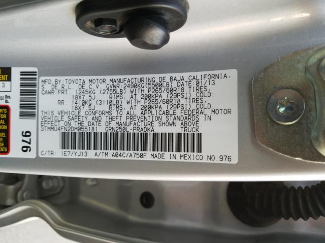 2013 TOYOTA TACOMA DOU 3TMMU4FN2DM055181