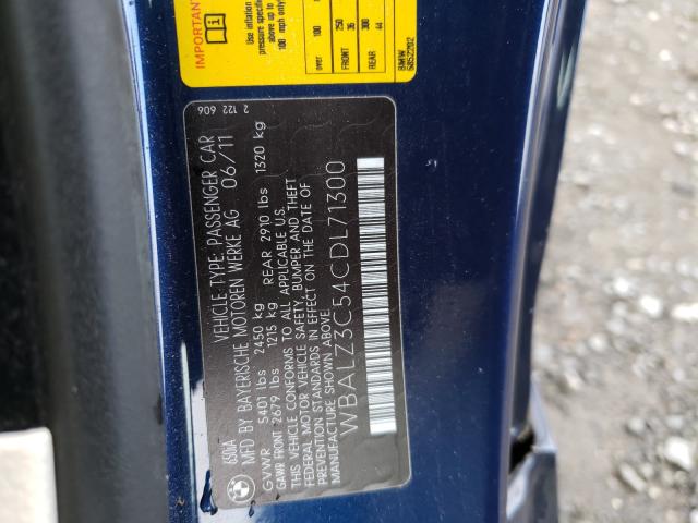 2012 BMW 650 I WBALZ3C54CDL71300