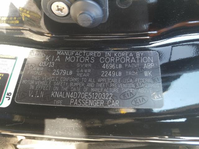 2014 KIA CADENZA PR KNALN4D70E5120322