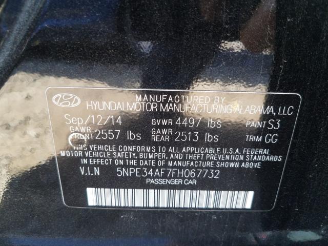2015 HYUNDAI SONATA SPO 5NPE34AF7FH067732