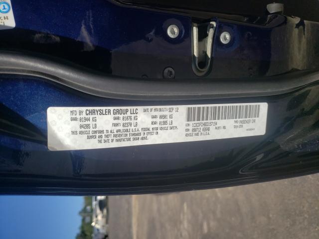 2013 DODGE DART LIMIT 1C3CDFCH8DD157154