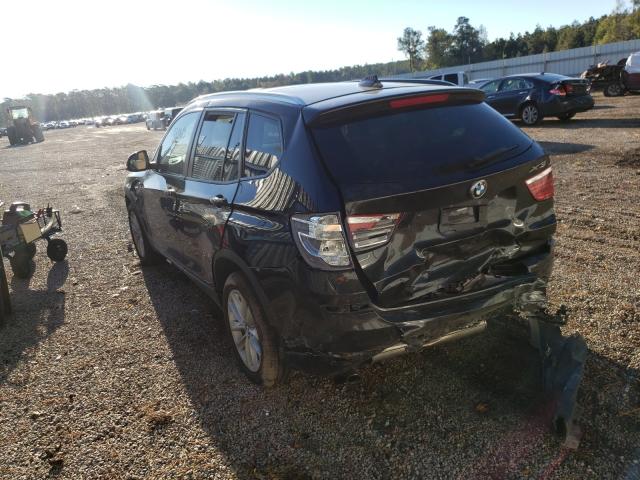 2017 BMW X3 XDRIVE2 5UXWX9C59H0T14564