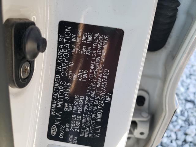 2012 KIA SOUL KNDJT2A57C7457420