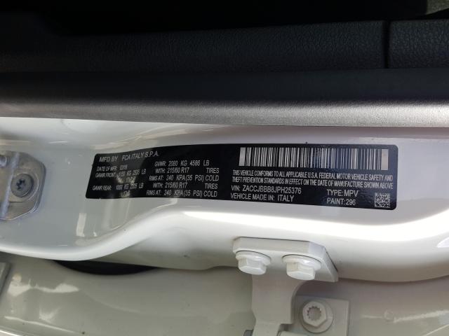 2018 JEEP RENEGADE L ZACCJBBB8JPH25376