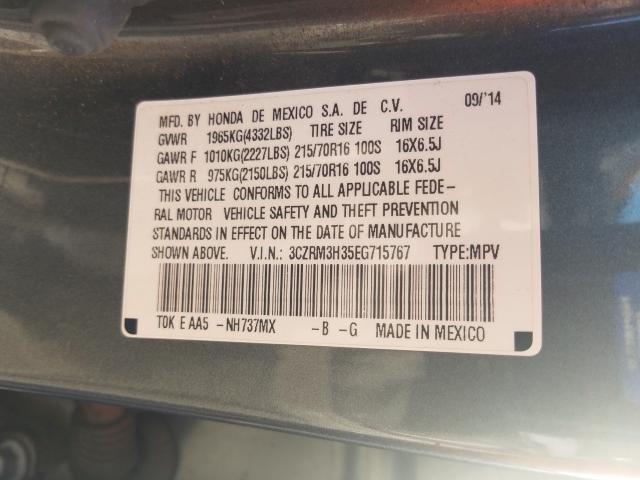 2014 HONDA CR-V LX 3CZRM3H35EG715767
