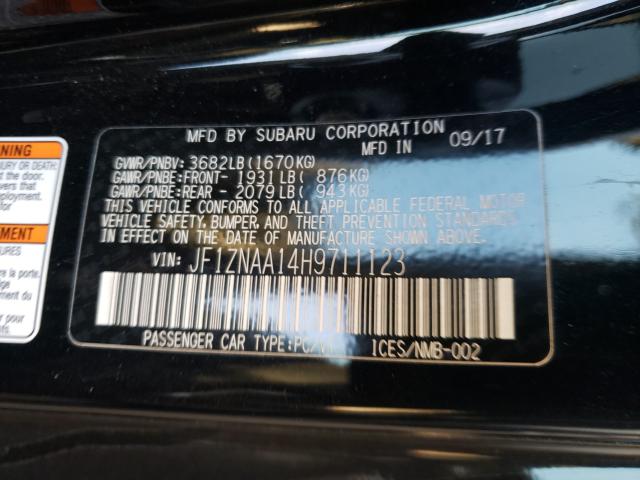 2017 TOYOTA 86 BASE JF1ZNAA14H9711123
