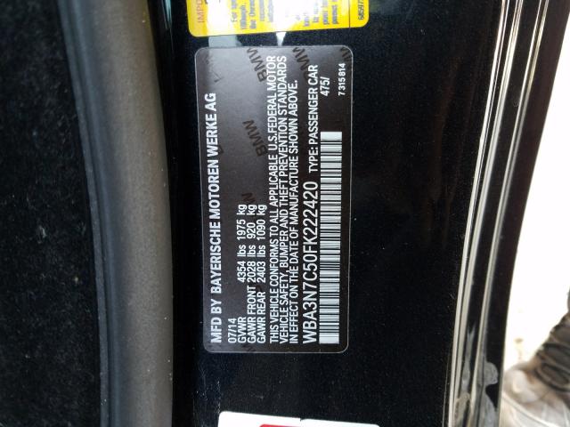 2015 BMW 428 I WBA3N7C50FK222420