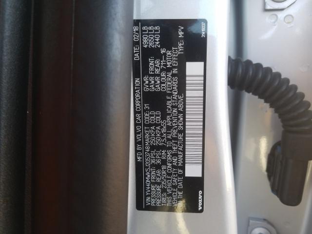 2018 VOLVO V60 CROSS YV440MWK5J2053748