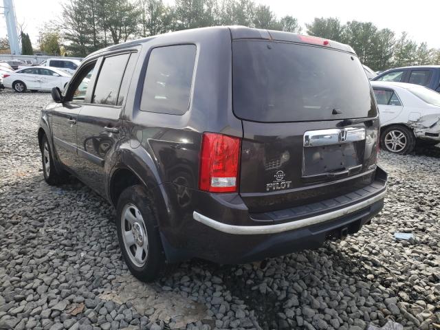 2012 HONDA PILOT LX 5FNYF4H23CB017895