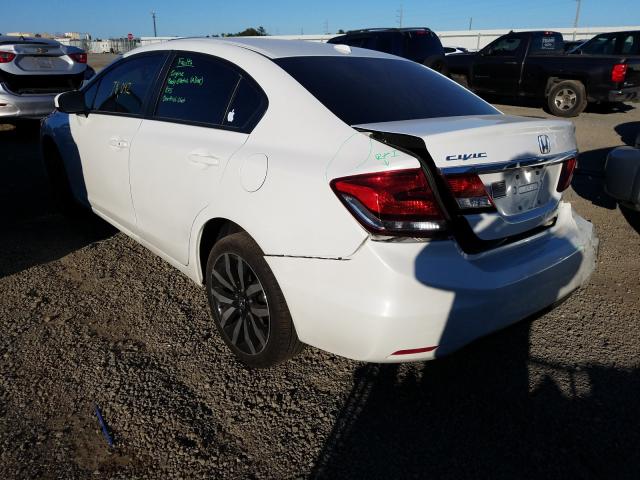 2014 HONDA CIVIC EXL 19XFB2F9XEE276092