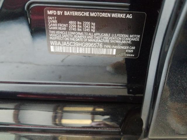 2017 BMW 530 I WBAJA5C39HG896576