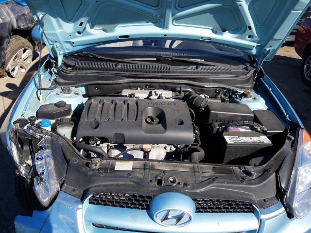 2010 HYUNDAI ACCENT BLU KMHCM3AC1AU165069