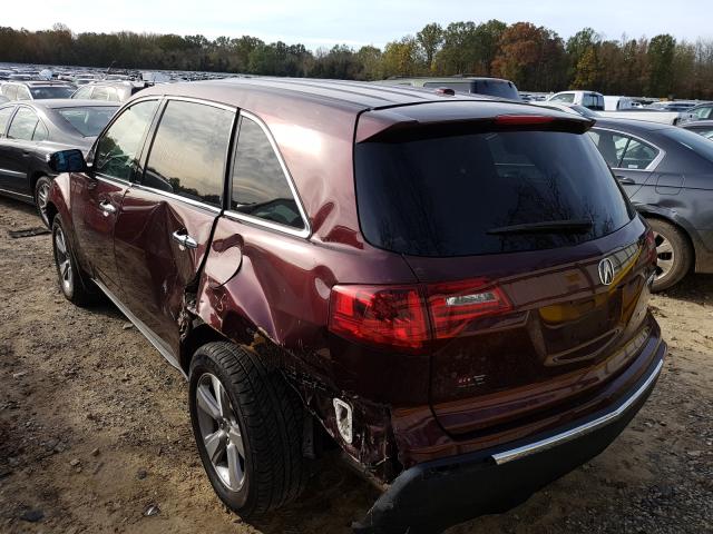 2013 ACURA MDX TECHNO 2HNYD2H30DH509776
